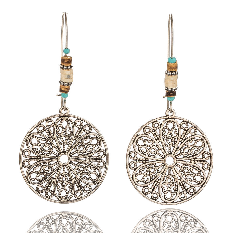 Vintage court style tassel earrings