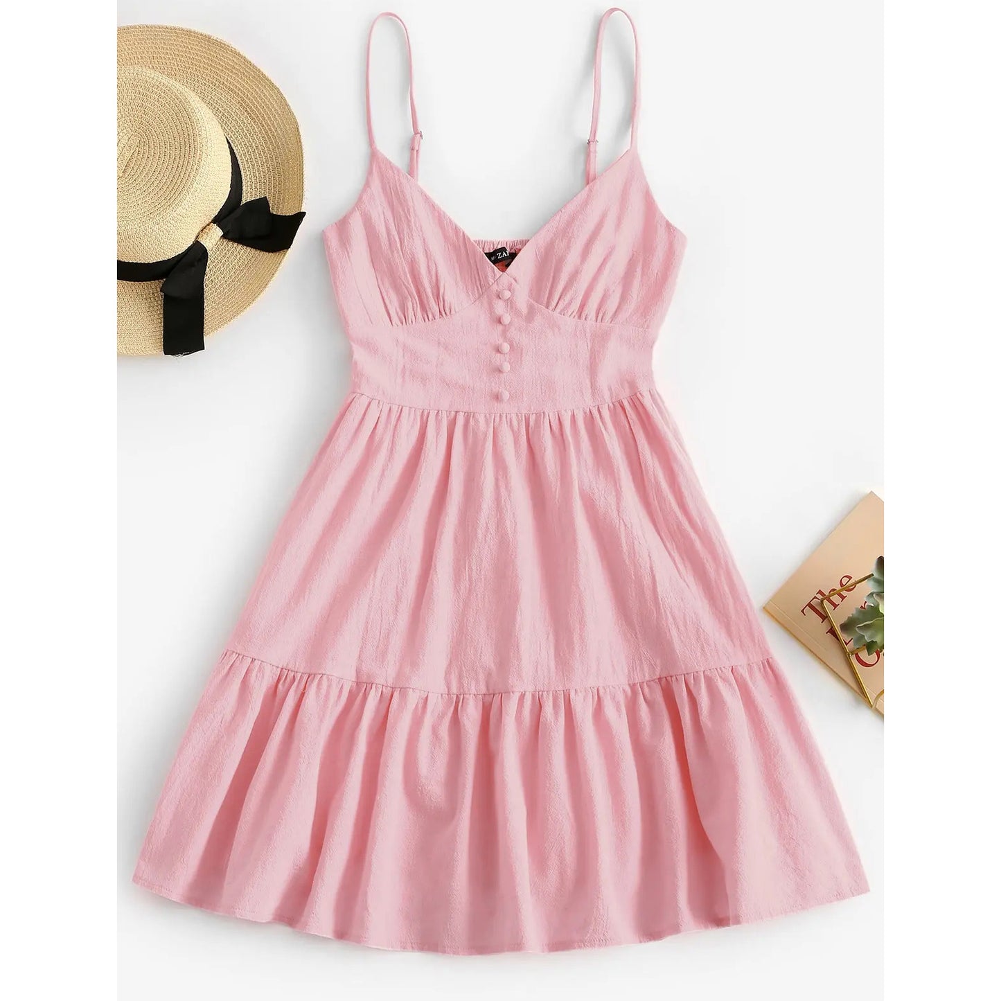 Chic Vintage Suspender Dress for Timeless Style
