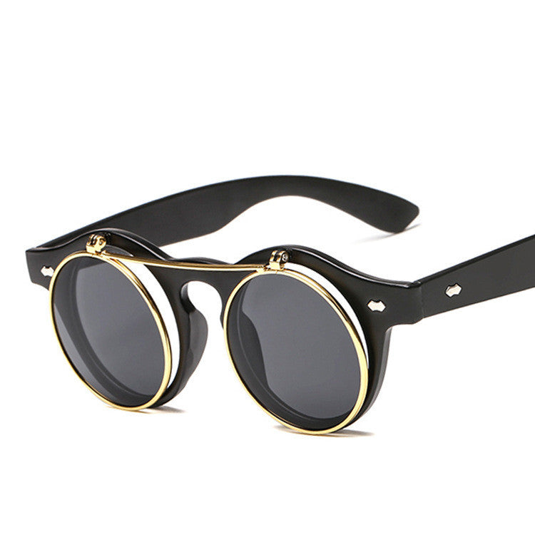 Women's Designer Retro Round Steampunk Sunglasses – Fashion