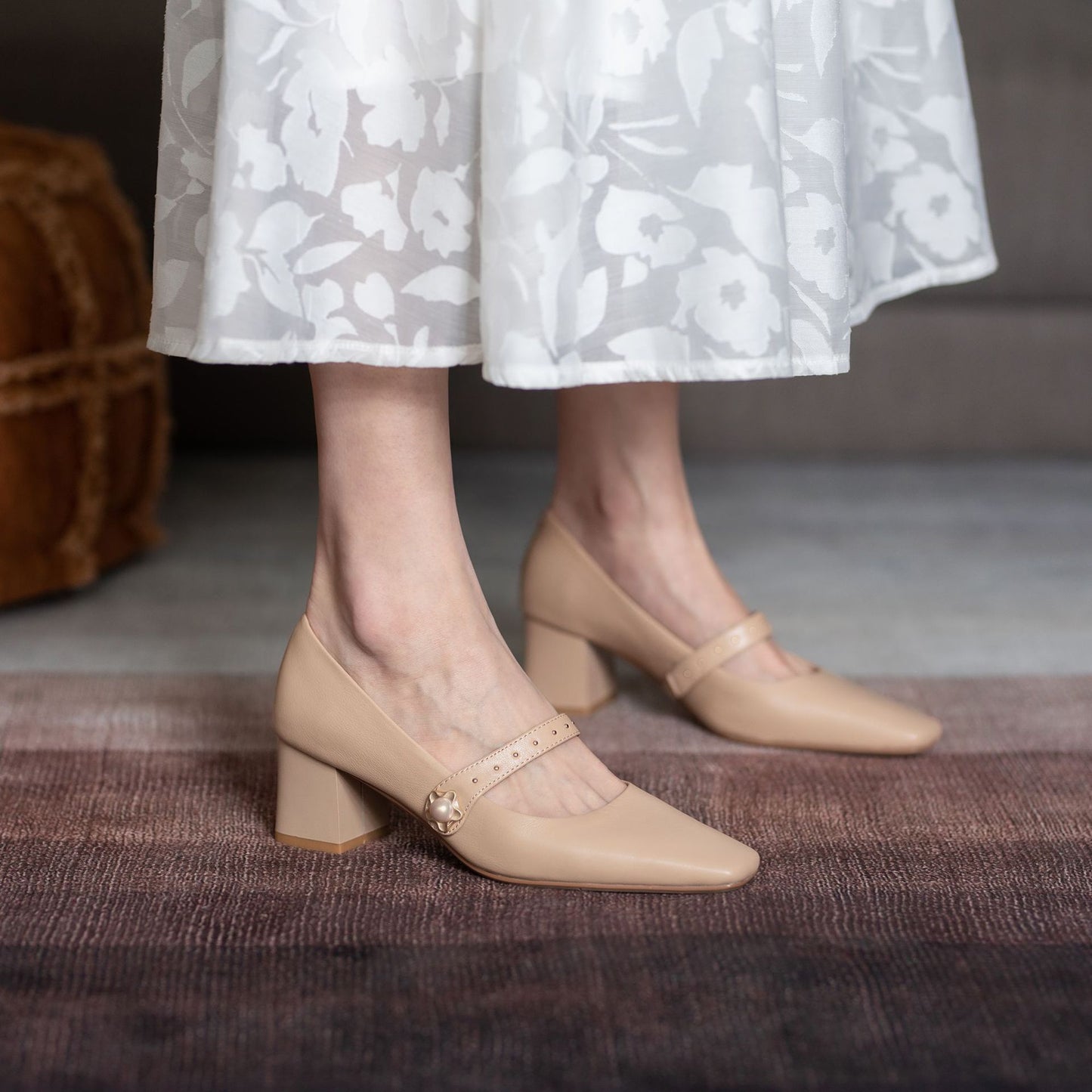 Vintage Mary Jane High Heels for Women