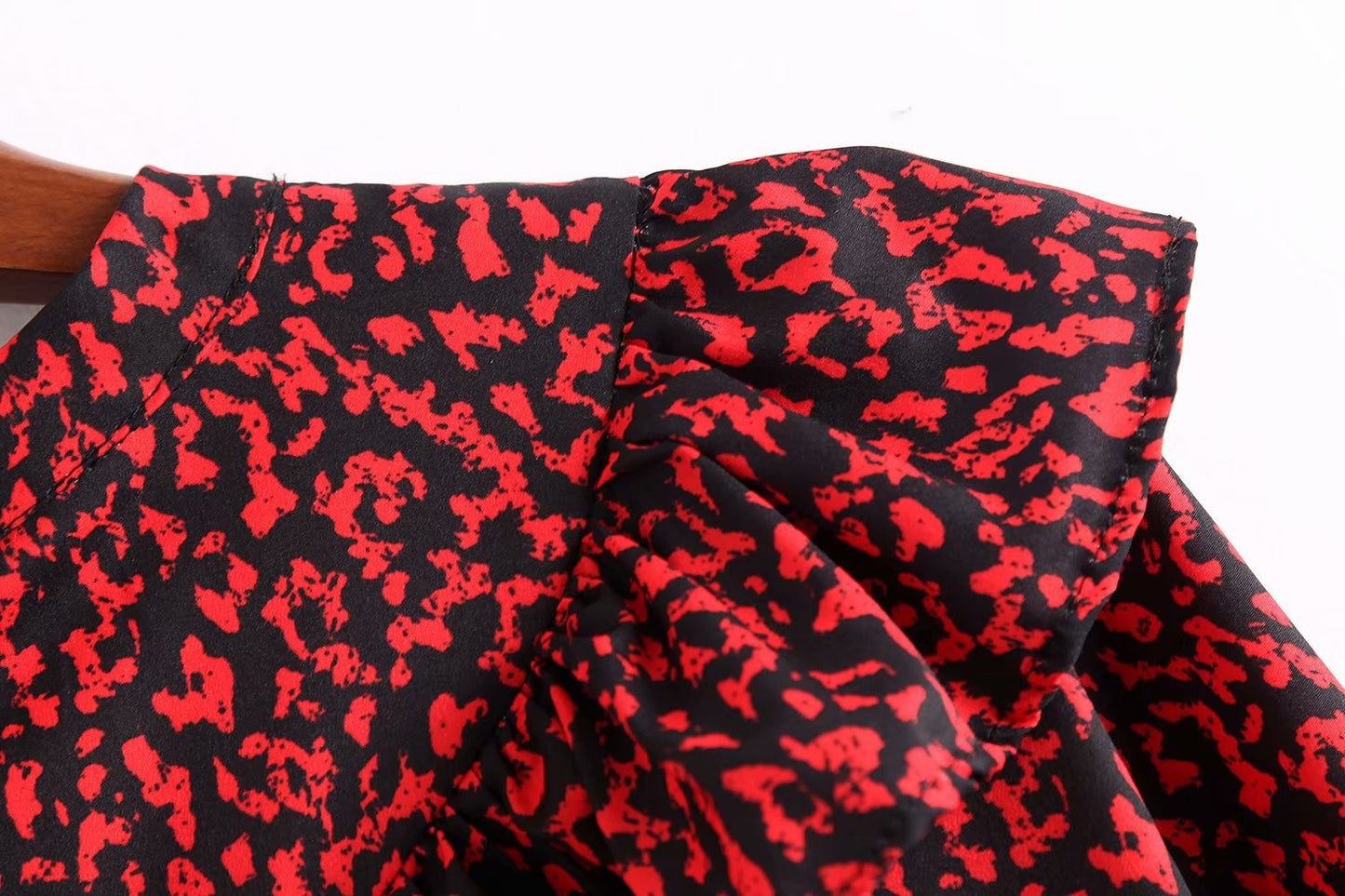 women vintage dress sweet ruffles long sleeve