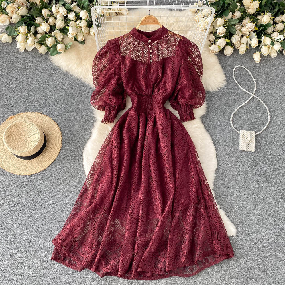 Vintage Elegant Lace Dresses for Women