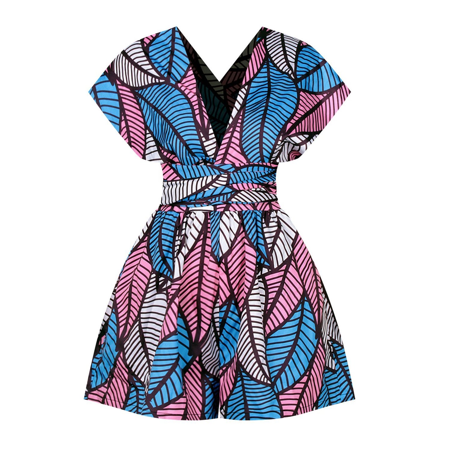 Retro Print Jumpsuit – Vintage Style & Modern Comfort