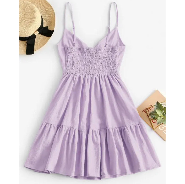 Chic Vintage Suspender Dress for Timeless Style