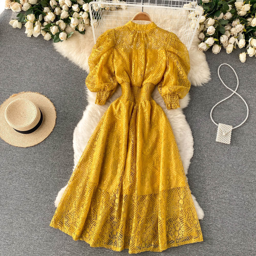 Vintage Elegant Lace Dresses for Women