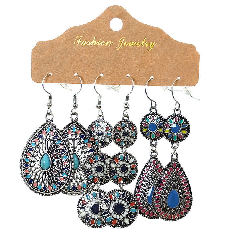 Vintage earring combo suit