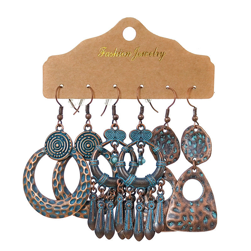Vintage earring combo suit