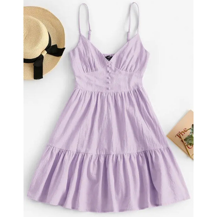 Chic Vintage Suspender Dress for Timeless Style