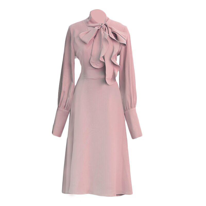 French Vintage Chiffon Dress