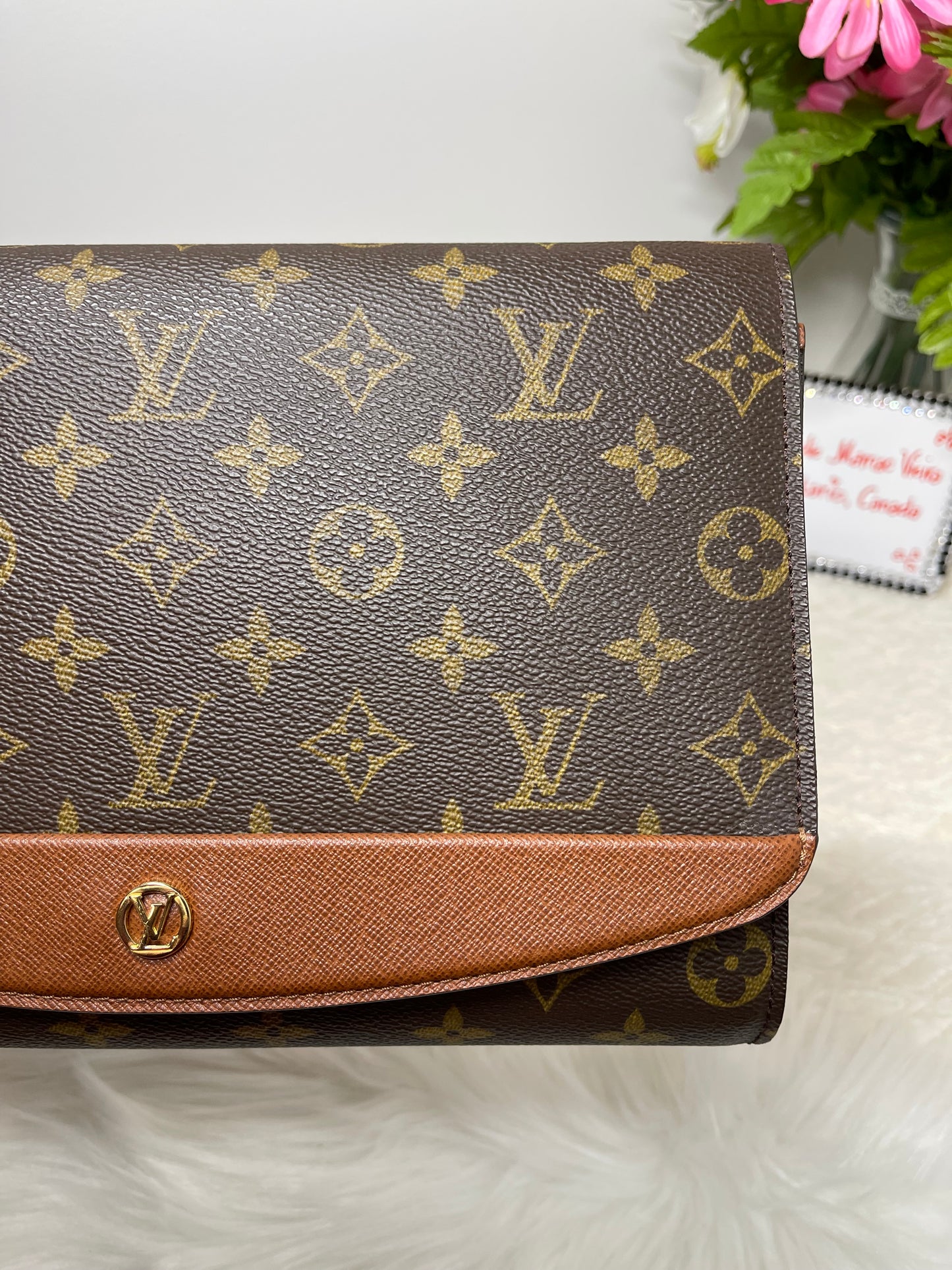 Bordeaux PM 2 Way Clutch Bag Monogram