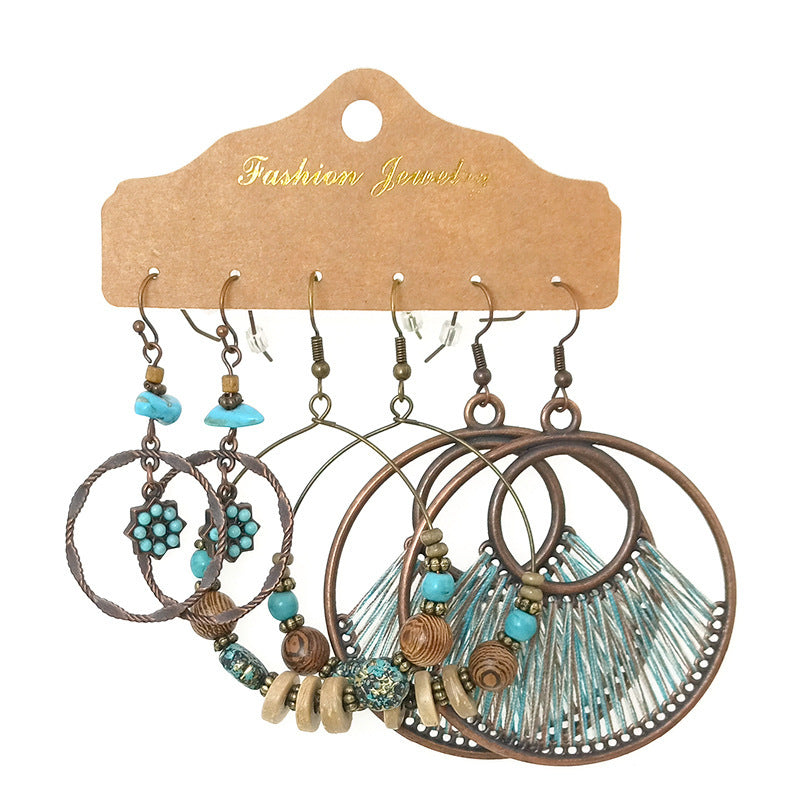 Vintage earring combo suit