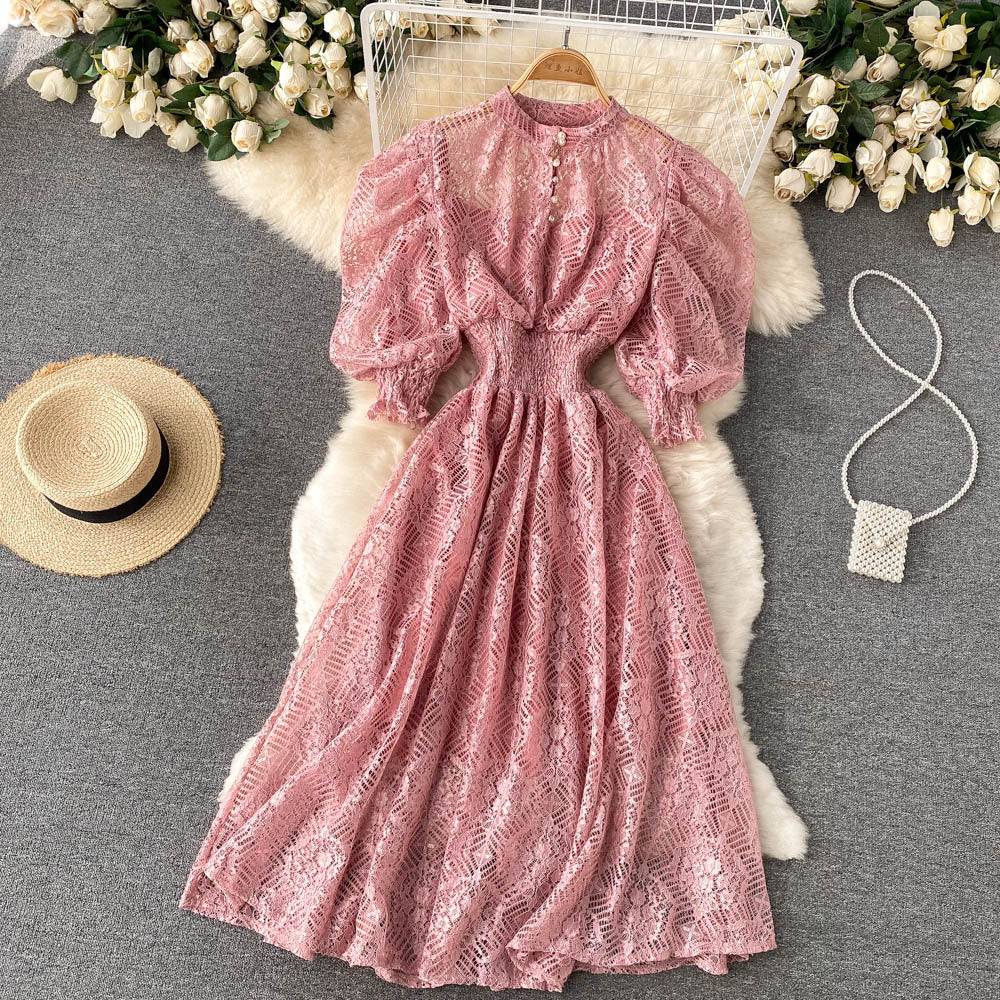 Vintage Elegant Lace Dresses for Women