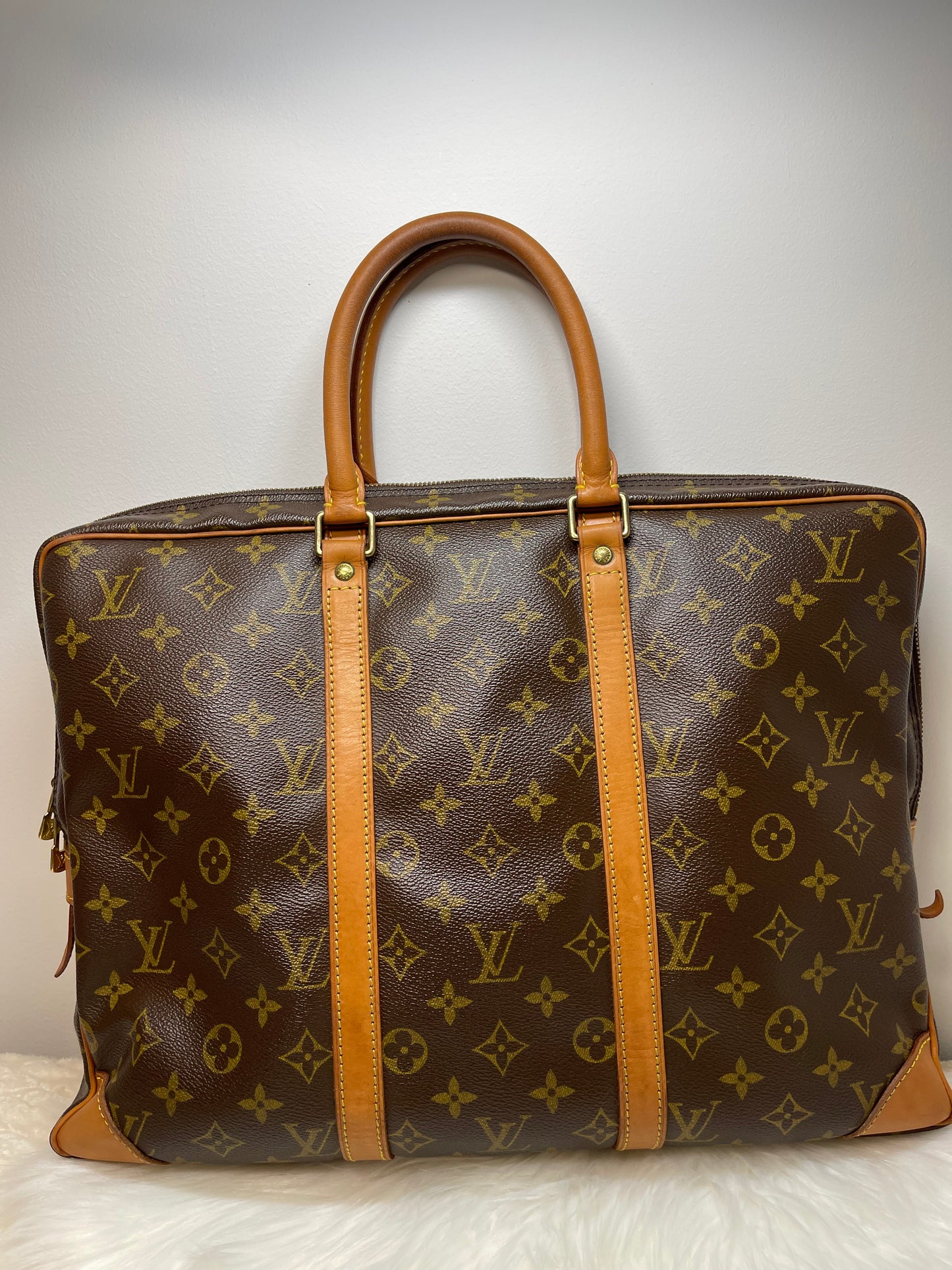 Monogram Travel Document Holder Handbag