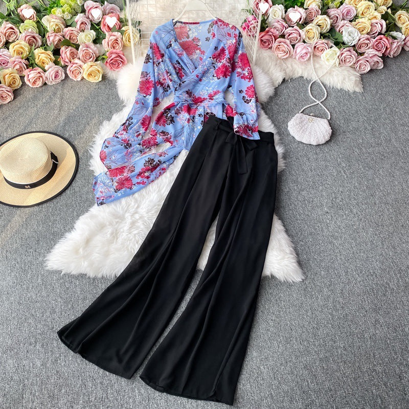 Women's Autumn New Vintage Two-piece Set