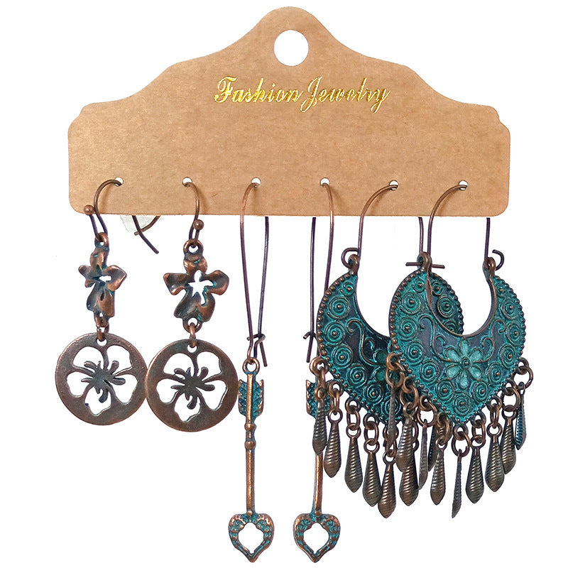 Vintage earring combo suit