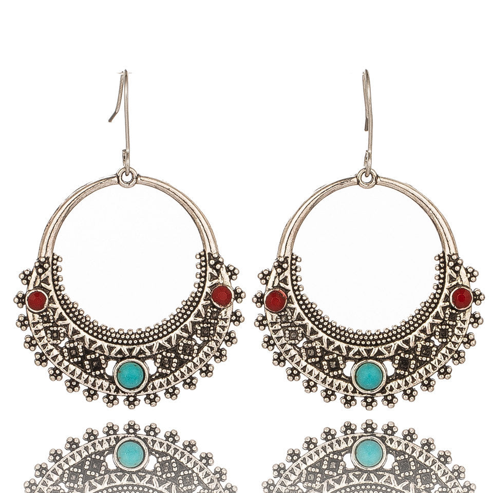 Vintage court style tassel earrings