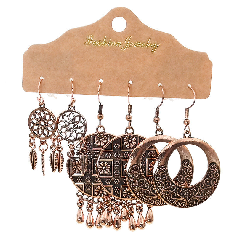 Vintage earring combo suit