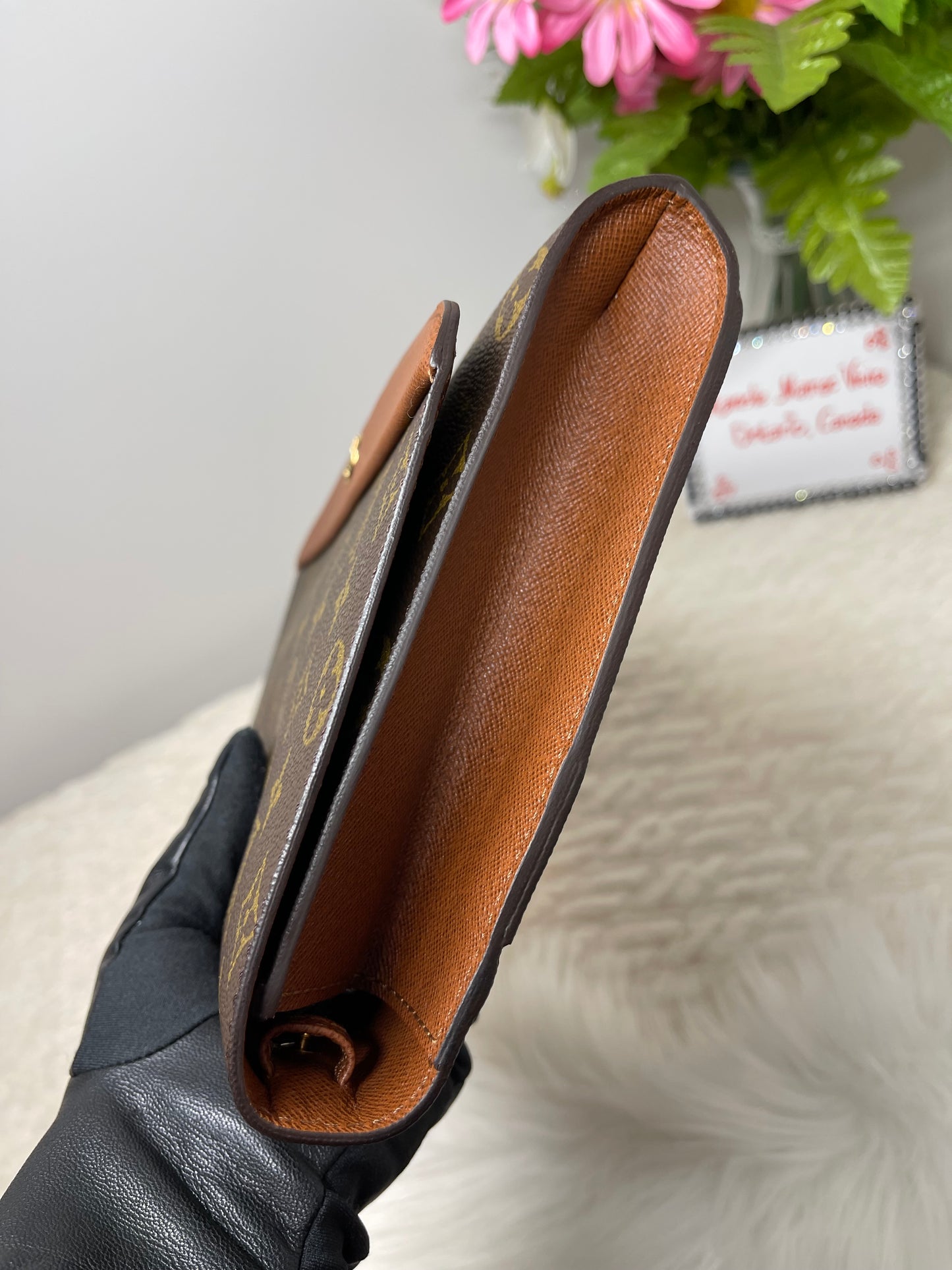 Bordeaux PM 2 Way Clutch Bag Monogram