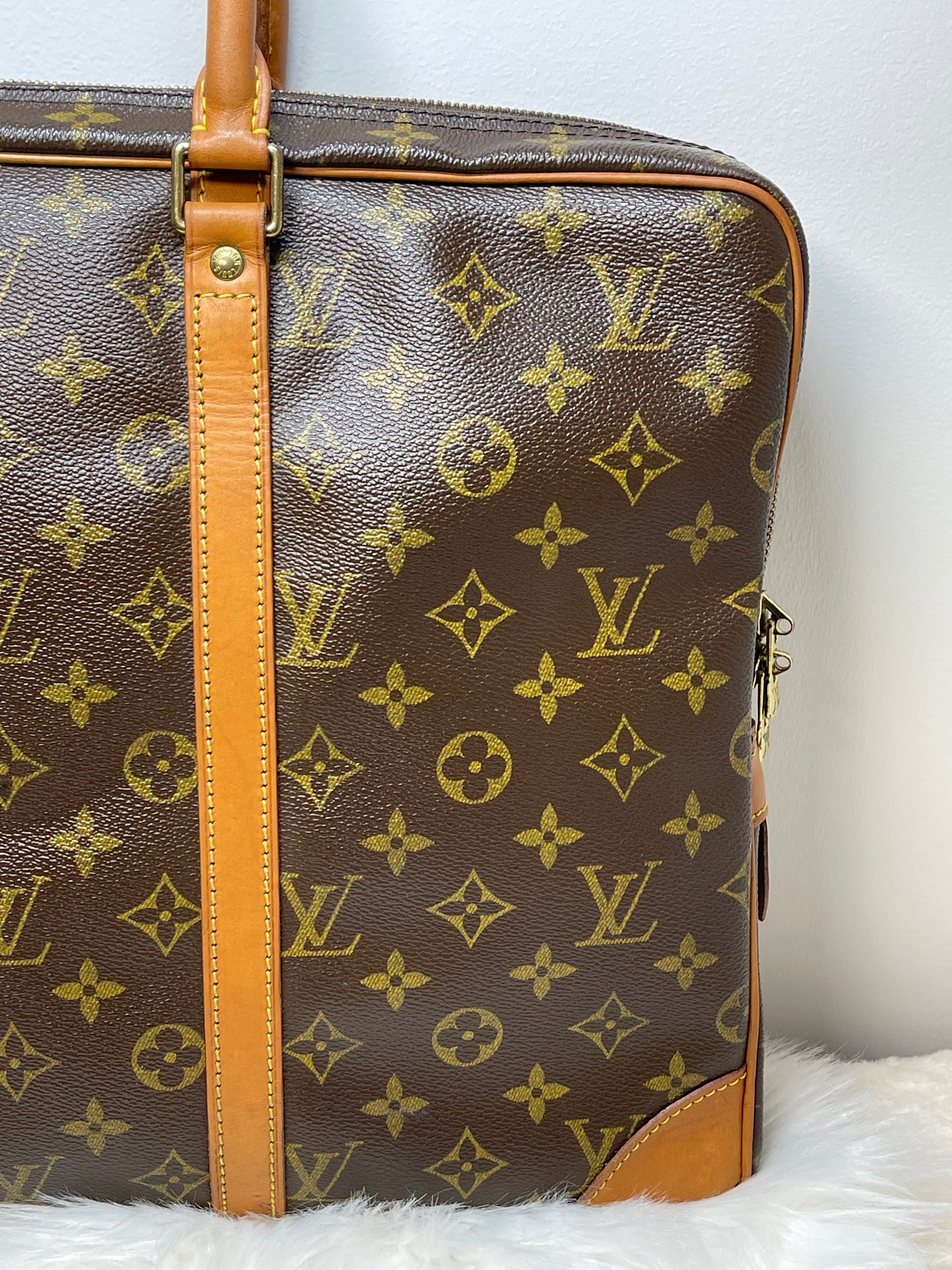 Monogram Travel Document Holder Handbag