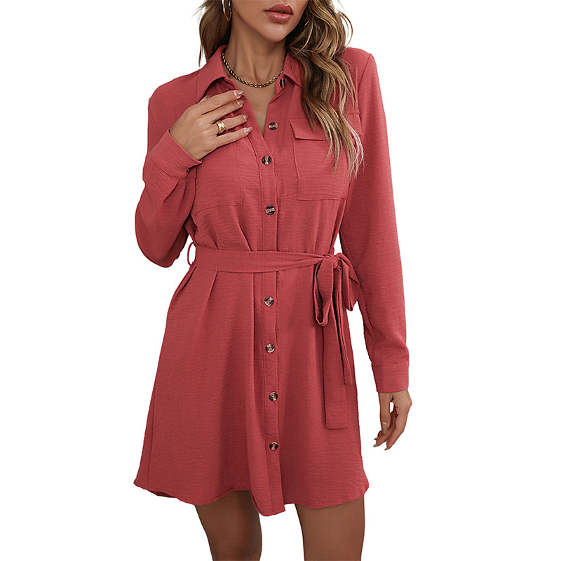 2023 Fall Winter Retro Women's Long Sleeve Elegant Dress