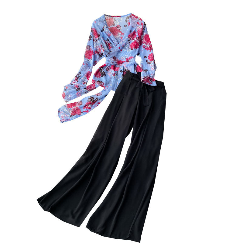 Women's Autumn New Vintage Two-piece Set