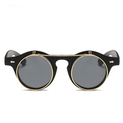 Women's Designer Retro Round Steampunk Sunglasses – Fashion