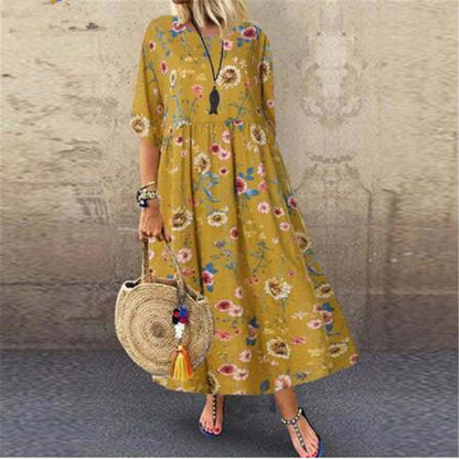 Elegant Vintage Jacquard Dress for Timeless Style