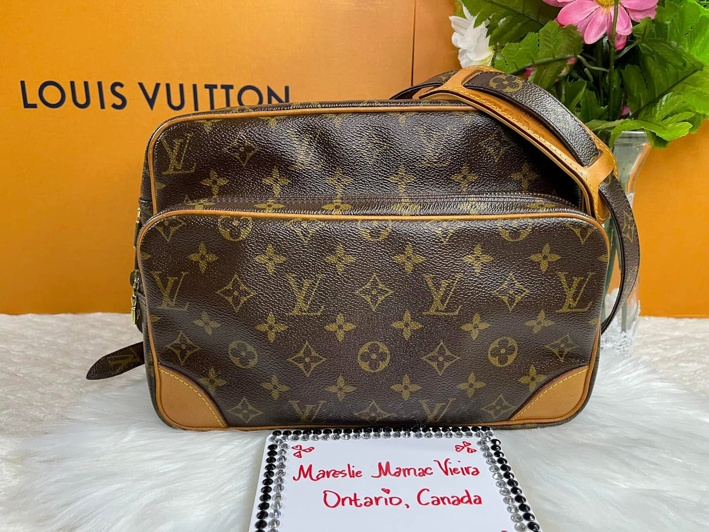 NILE CROSSBODY SHOULDER BAG PURSE MONOGRAM