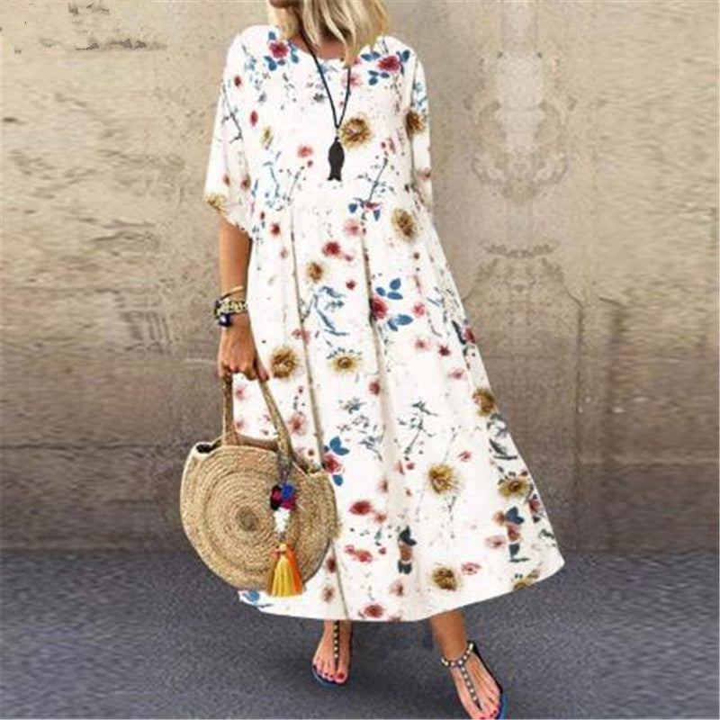 Elegant Vintage Jacquard Dress for Timeless Style