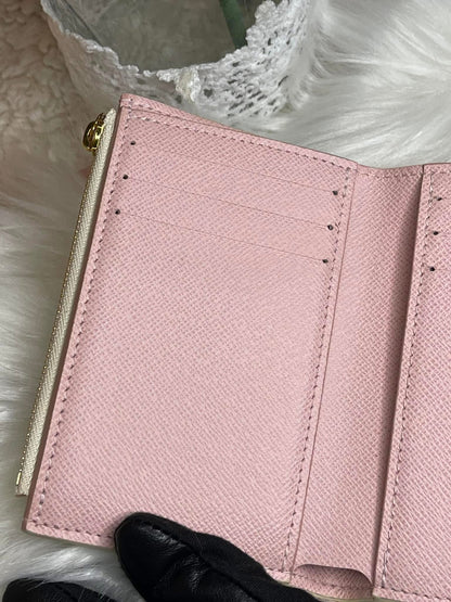 Damier Azur Portefeuille Victorine Trifold Wallet