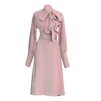 French Vintage Chiffon Dress