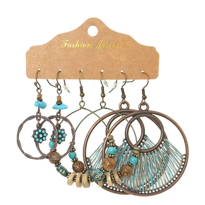 Vintage earring combo suit