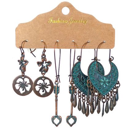 Vintage earring combo suit