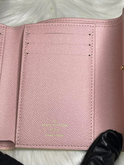 Damier Azur Portefeuille Victorine Trifold Wallet