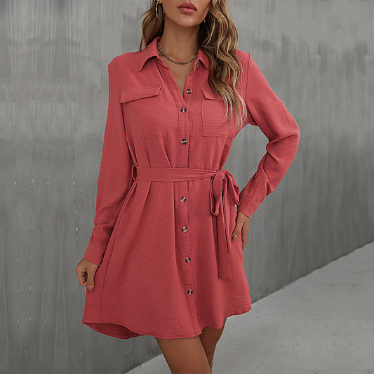 2023 Fall Winter Retro Women's Long Sleeve Elegant Dress
