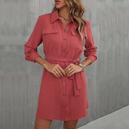 2023 Fall Winter Retro Women's Long Sleeve Elegant Dress