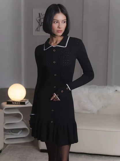 High Waist Ruffled Maxi Dress for Women - Vintage & Elegant