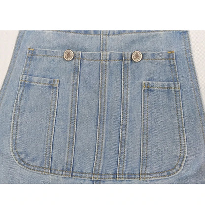 Strap Female Jeans & Denim Jumpsuit for Women